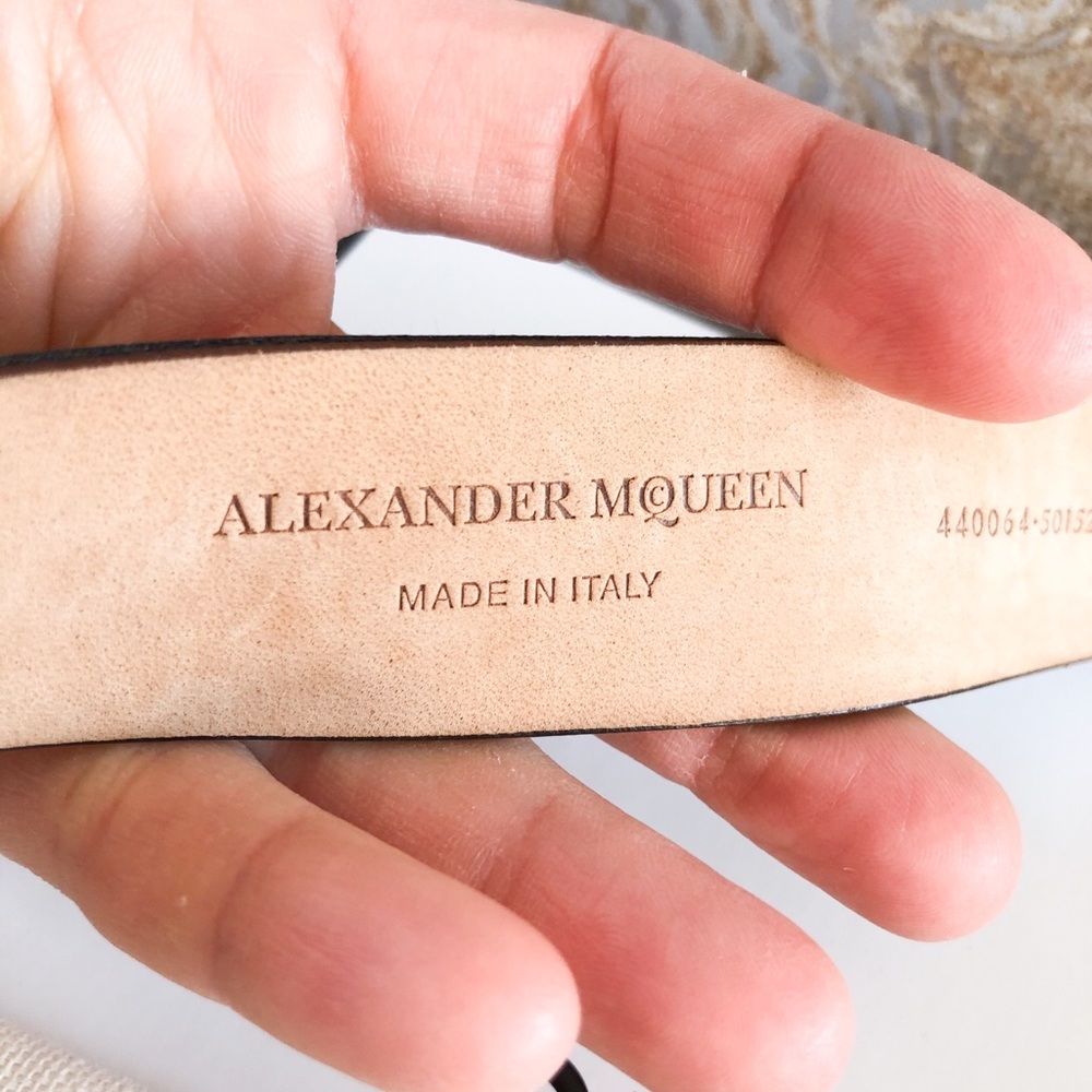 Alexander McQueen Black Embellished WaistBelt - Picture 6 of 11